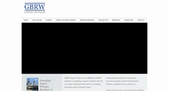 Desktop Screenshot of gbrwexpertwitness.com